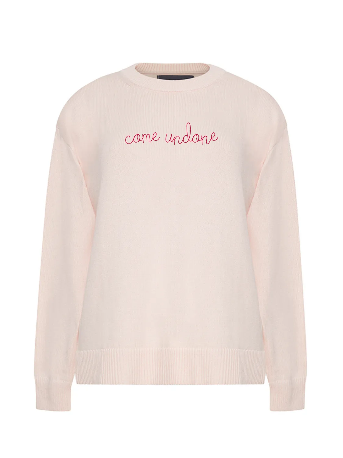 "come undone" Maxine Sweater sold by Lingua Franca NYC product image thumbnail 4
