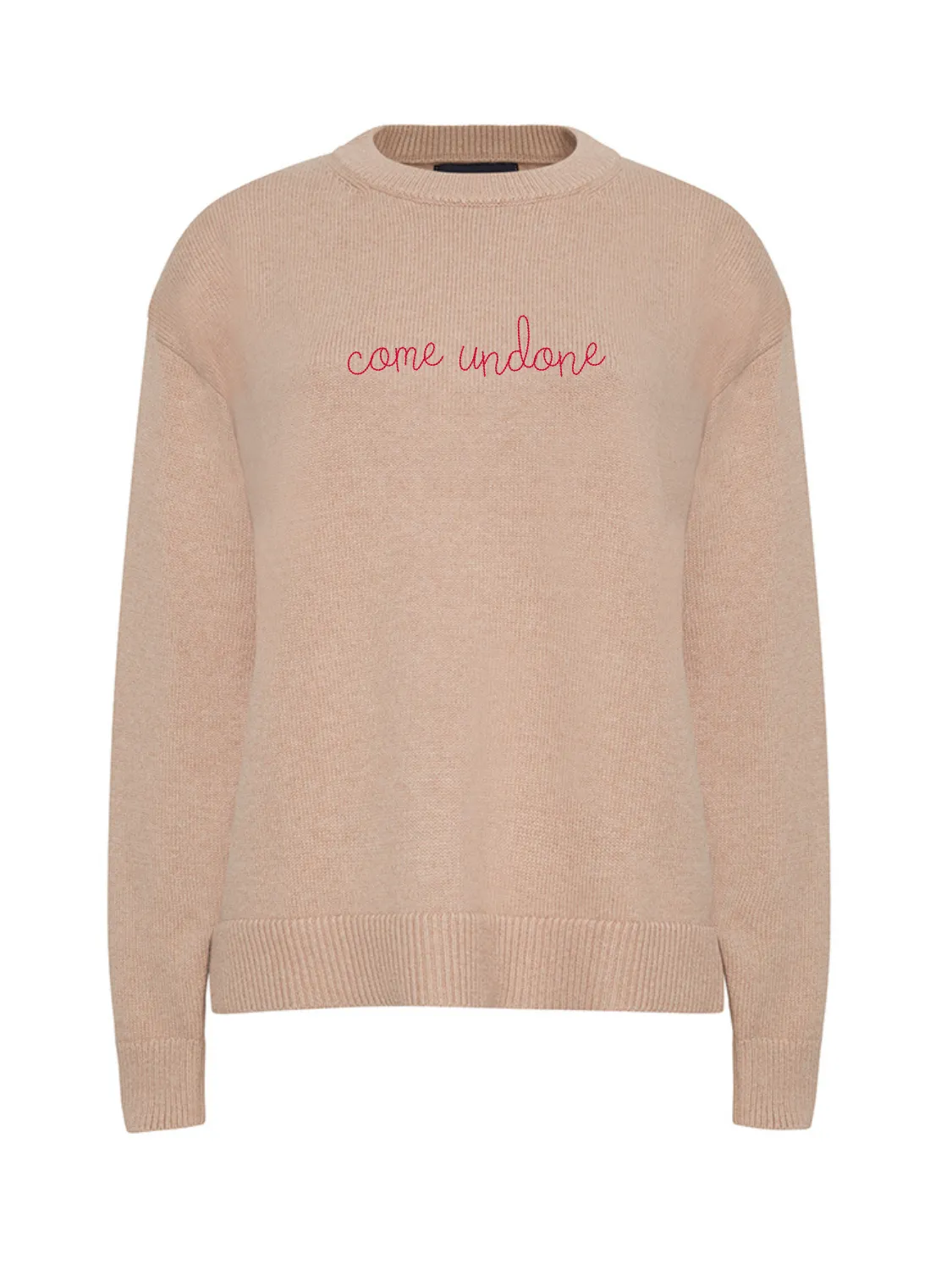 "come undone" Maxine Sweater sold by Lingua Franca NYC product image thumbnail 5