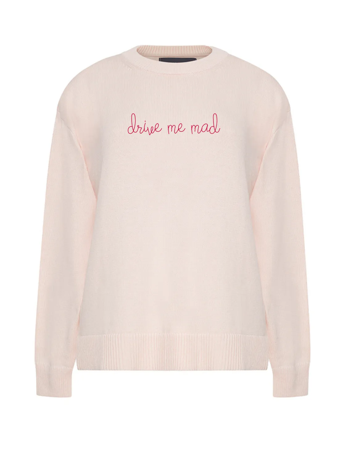 "drive me mad" Maxine Sweater sold by Lingua Franca NYC product image thumbnail 4