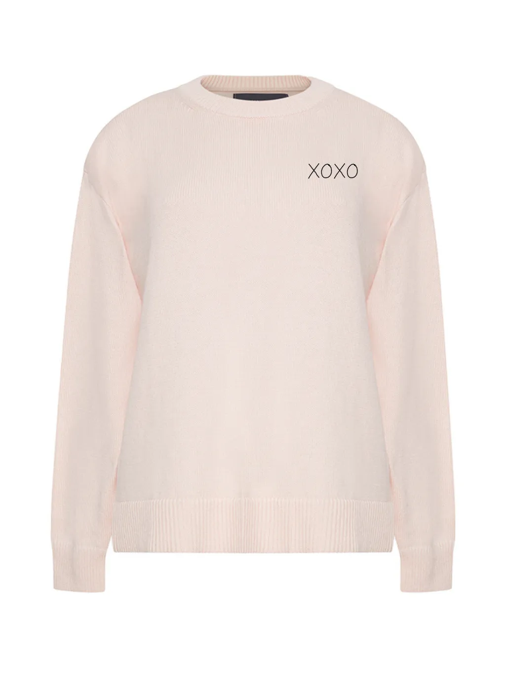 "xoxo" Maxine Sweater sold by Lingua Franca NYC