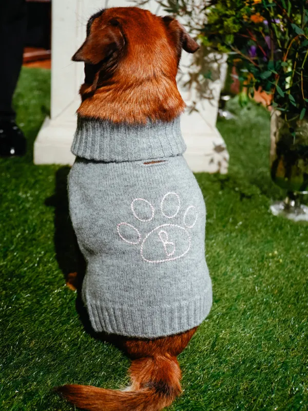 Custom Puppy Love WKC Dog Sweater made by Lingua Franca NYC
