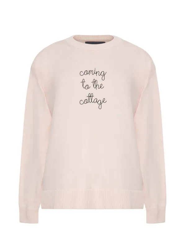 "coming to the cottage"  Maxine Sweater made by Lingua Franca NYC