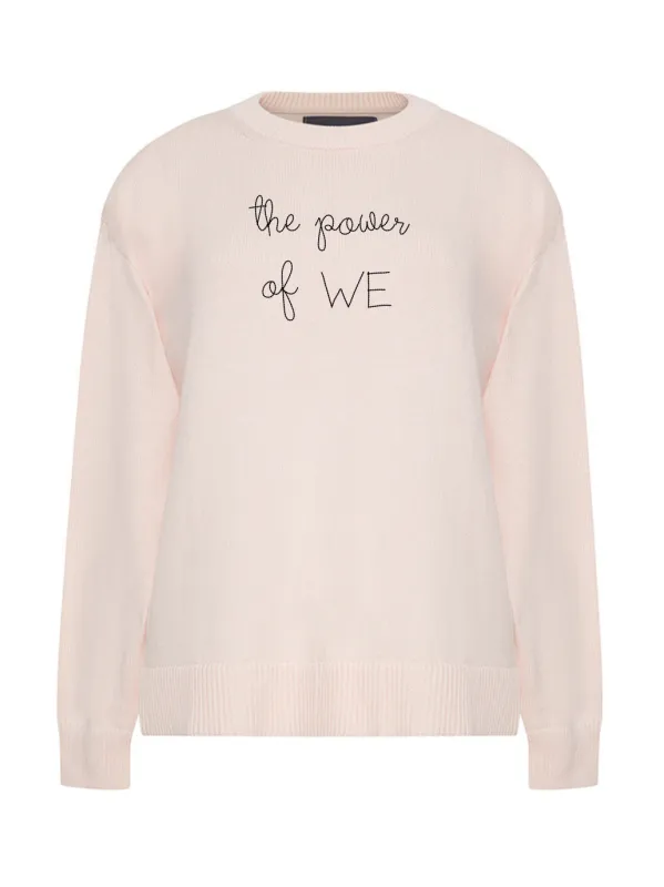"the power of we" Maxine Sweater sold by Lingua Franca NYC