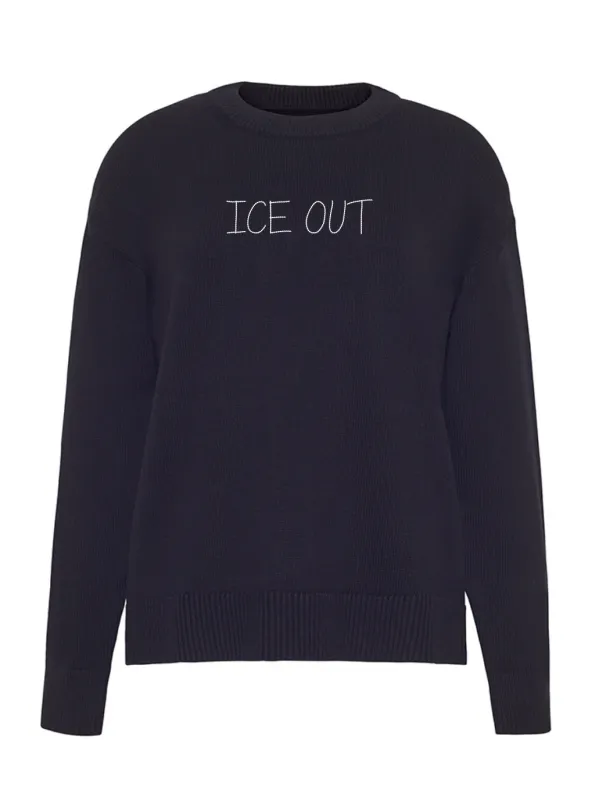 "ice out" Maxine Sweater sold by Lingua Franca NYC