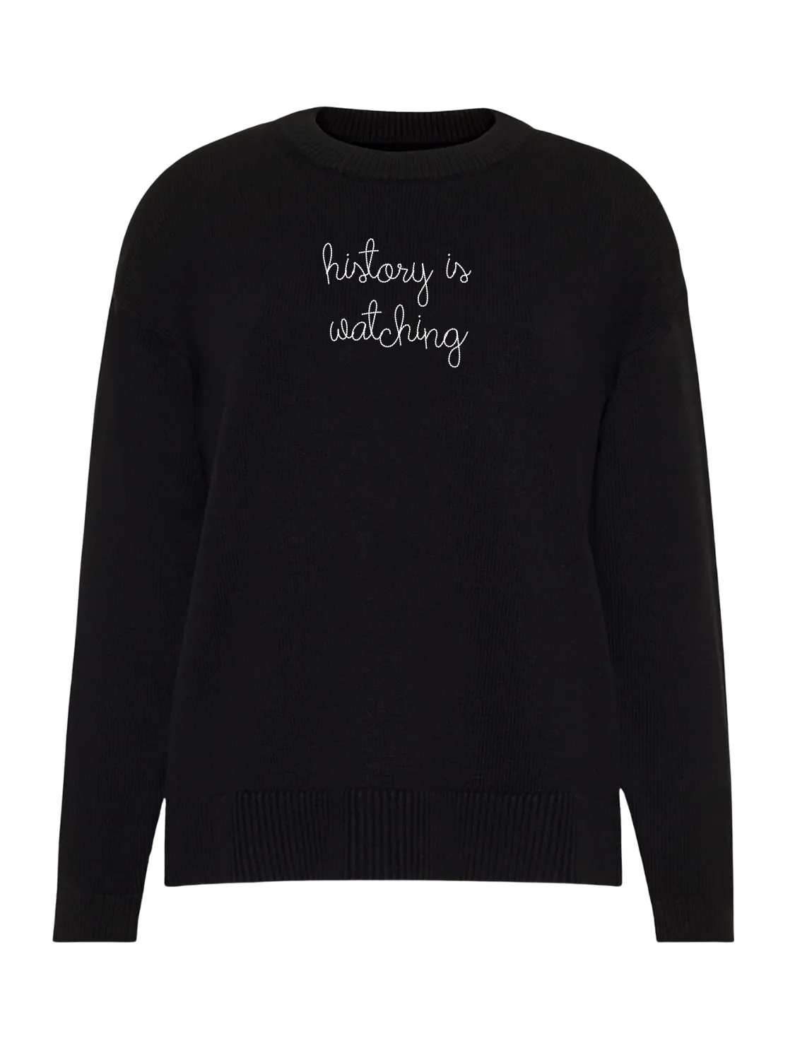 "history is watching" Maxine Sweater sold by Lingua Franca NYC product image thumbnail 5
