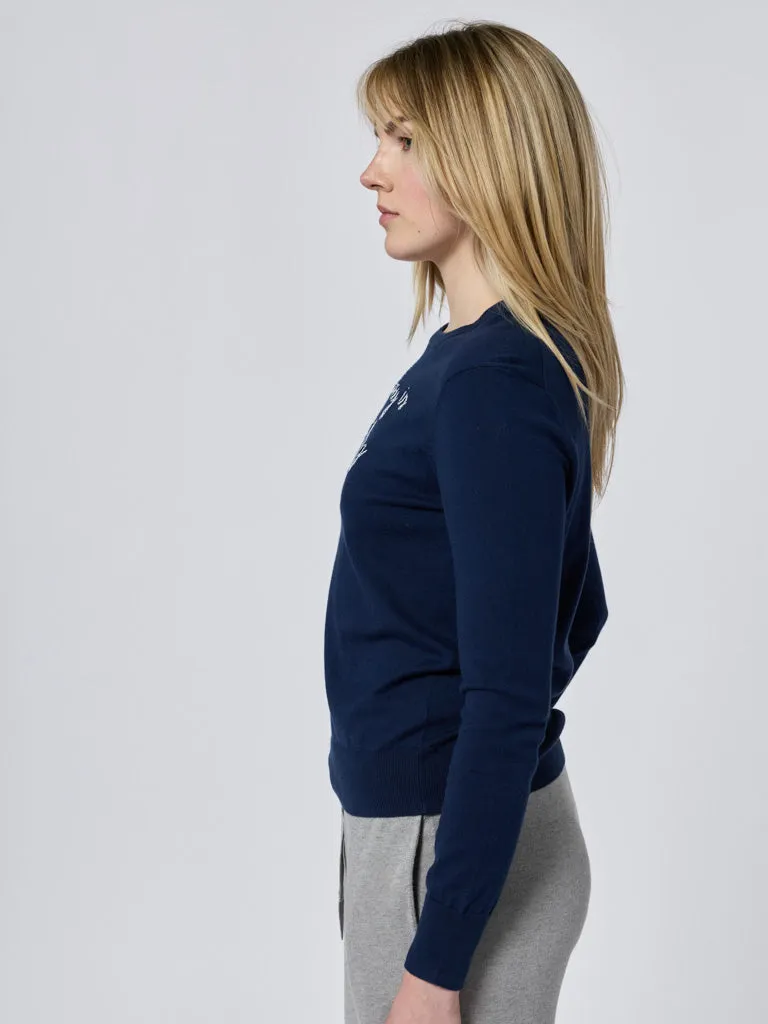 "history is watching" Cotton Silk Crewneck sold by Lingua Franca NYC product image thumbnail 5