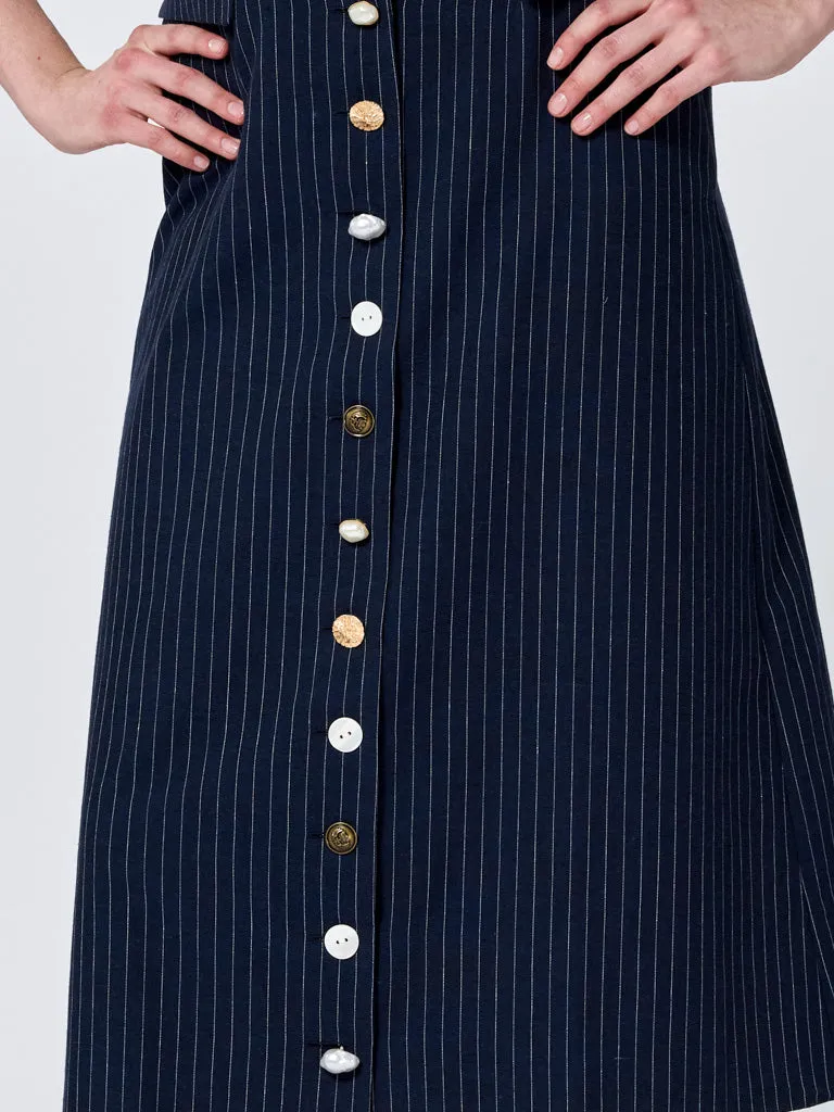 Oliver Vest Dress sold by Lingua Franca NYC product image thumbnail 3