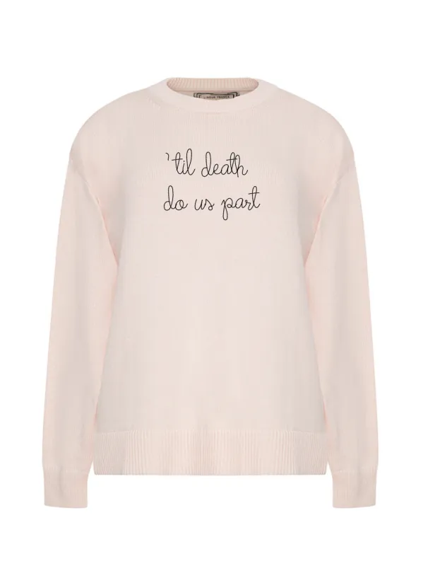 "'til death do us part" Maxine Sweater made by Lingua Franca NYC