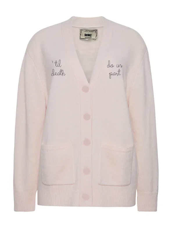 "'til death do us part" Cluny Cardigan sold by Lingua Franca NYC