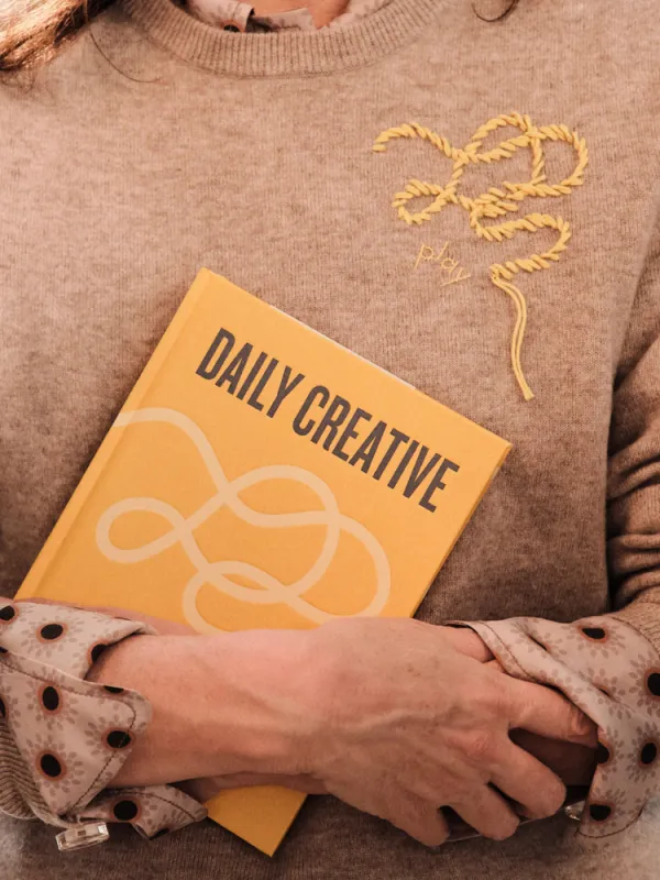 "play" Women's Crewneck made by Lingua Franca NYC