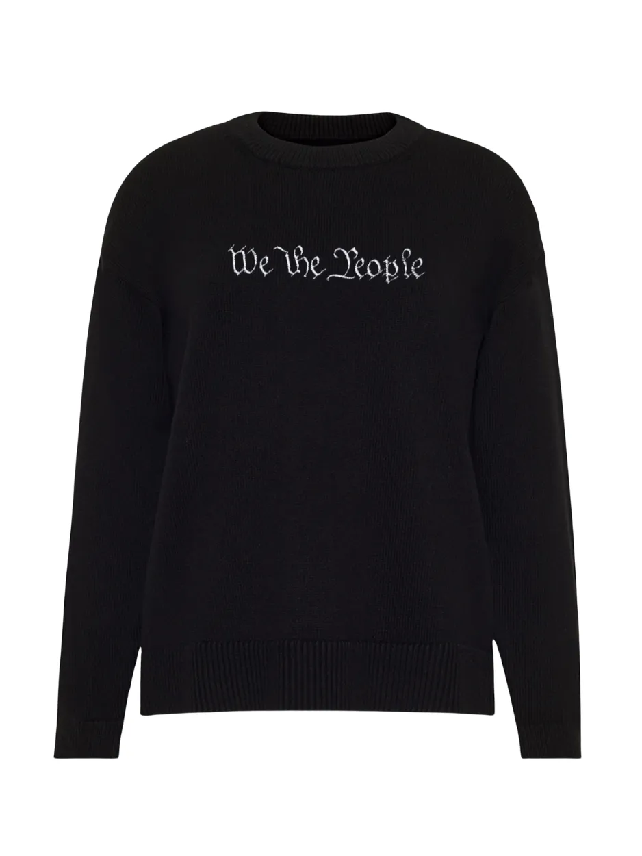 "we the people" Constitution Edition Maxine Sweater sold by Lingua Franca NYC product image thumbnail 5