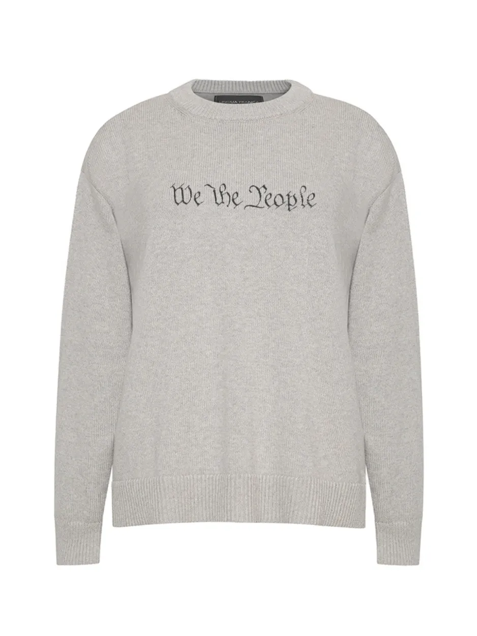 "we the people" Constitution Edition Maxine Sweater sold by Lingua Franca NYC product image thumbnail 2