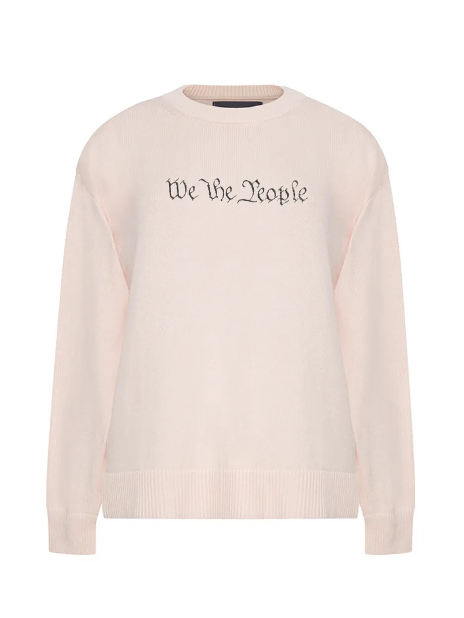 "we the people" Constitution Edition Maxine Sweater sold by Lingua Franca NYC product image thumbnail 3