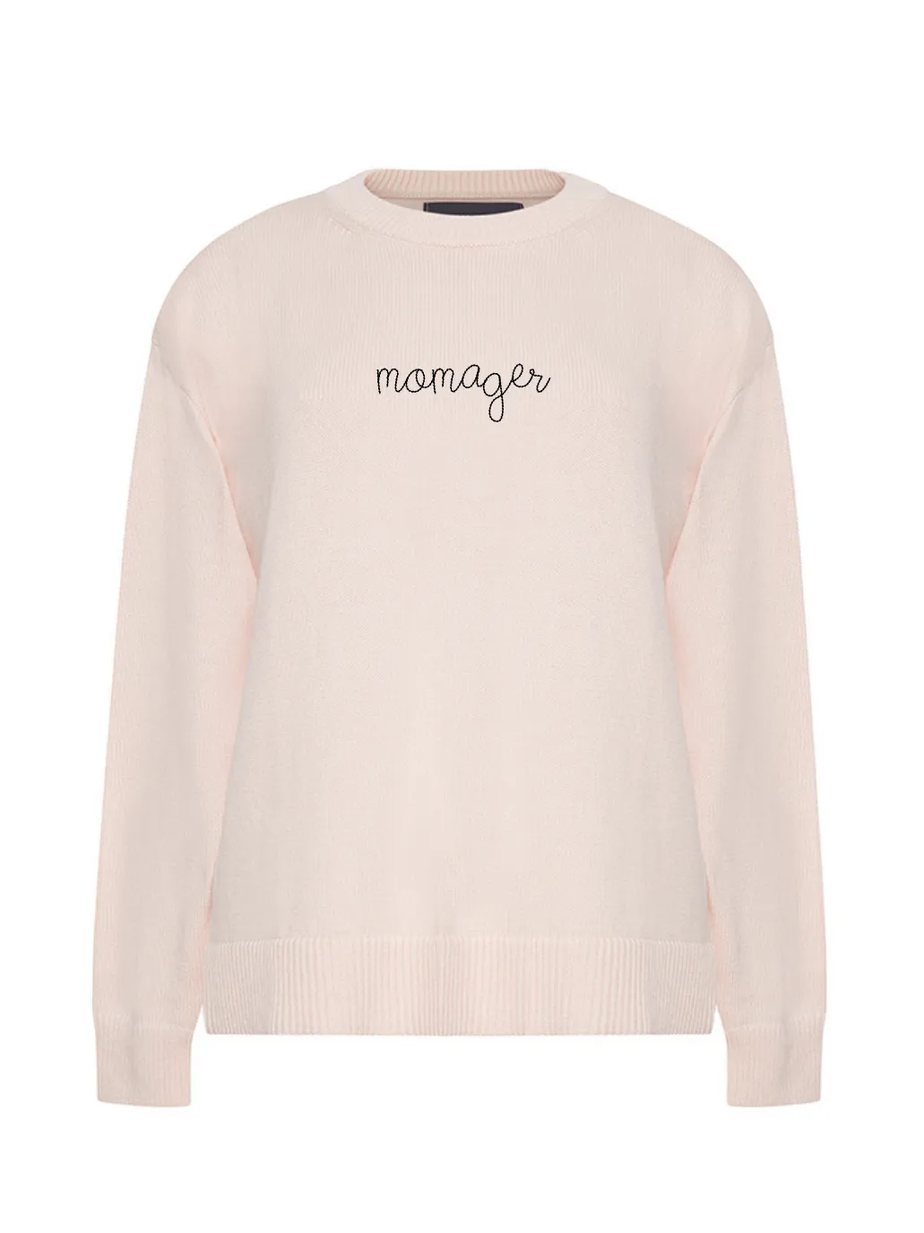 "momager" Maxine Sweater sold by Lingua Franca NYC