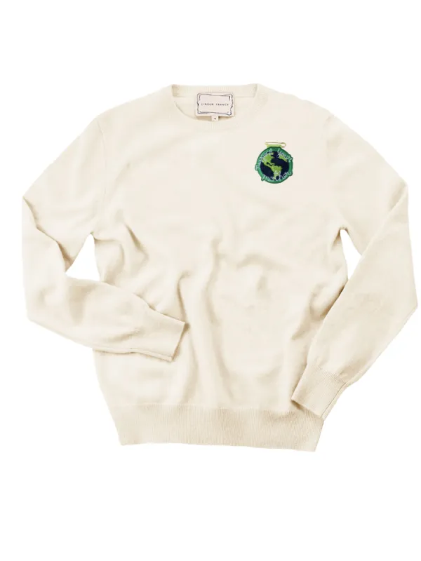"respect your mother" Pin Women's Crewneck made by Lingua Franca NYC