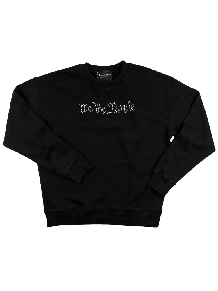 "we the people" Constitution Edition Women's Sweatshirt sold by Lingua Franca NYC product image thumbnail 4