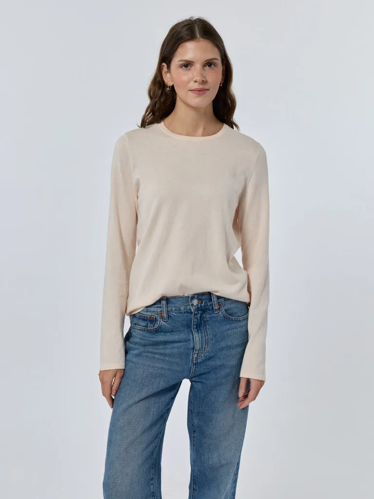 "be a good human" Mara Crewneck sold by Lingua Franca NYC product image thumbnail 3
