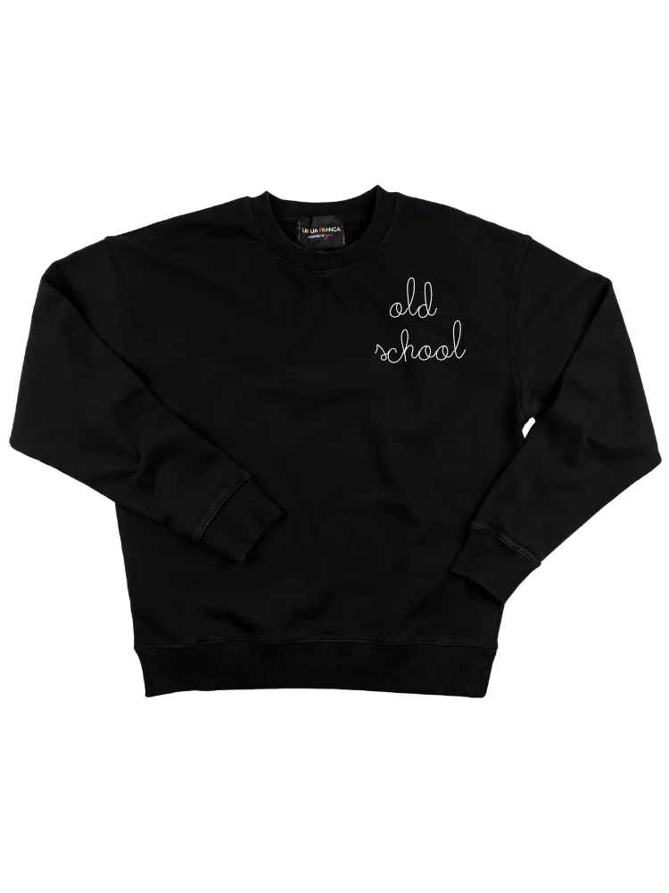 "old school" Men's Sweatshirt sold by Lingua Franca NYC product image thumbnail 3