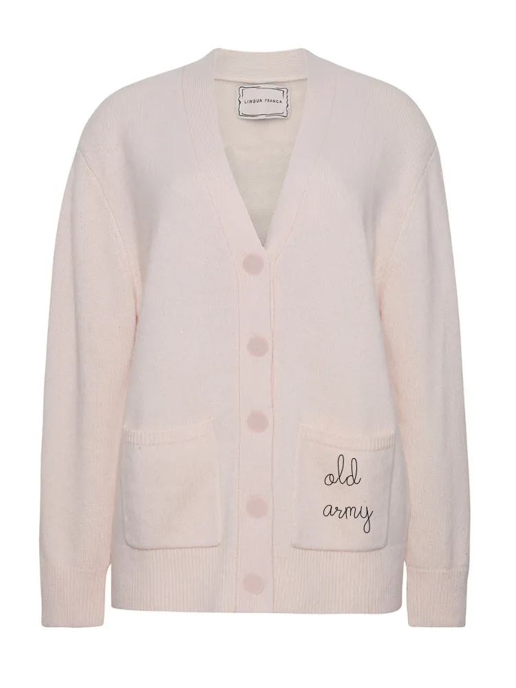 "old army" Cluny Cardigan sold by Lingua Franca NYC product image thumbnail 4