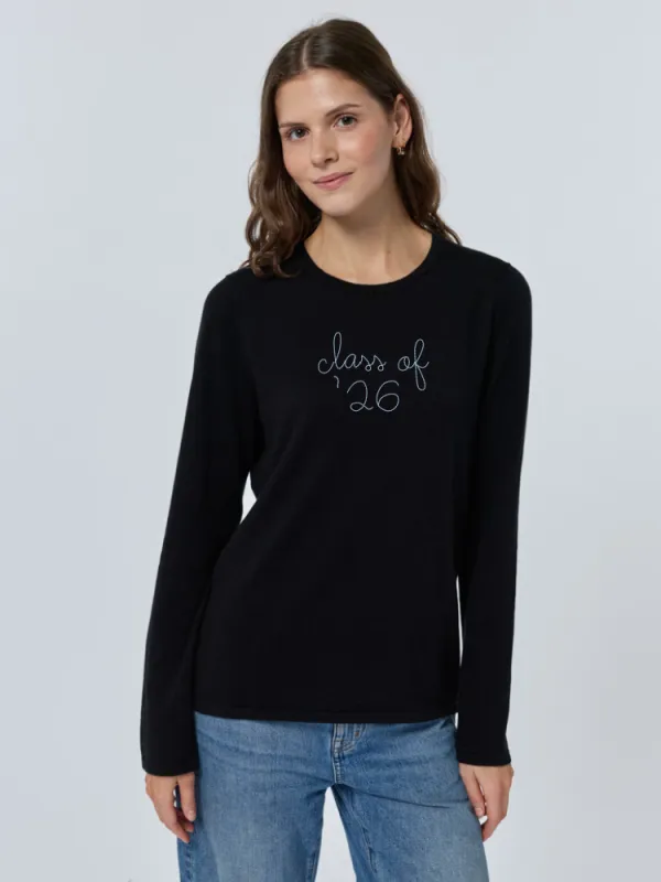 "school spirit" Mara Crewneck made by Lingua Franca NYC