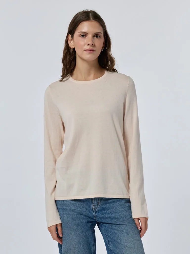 Custom Mara Cotton Crewneck sold by Lingua Franca NYC