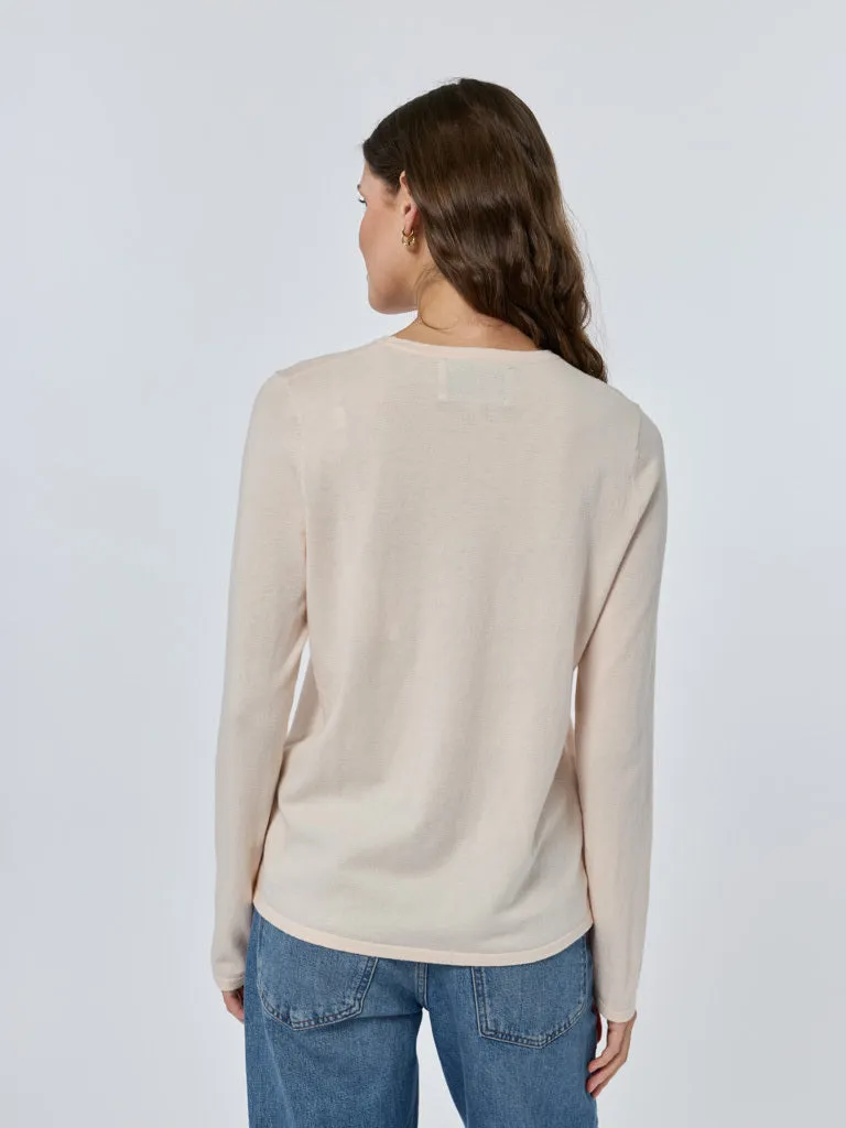 Sans Stitching, Mara Cotton Crewneck sold by Lingua Franca NYC product image thumbnail 3
