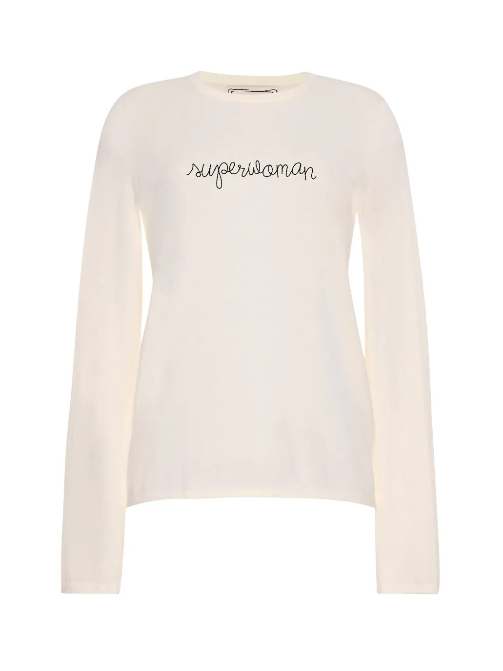 "superwoman" Mara Crewneck sold by Lingua Franca NYC product image thumbnail 5