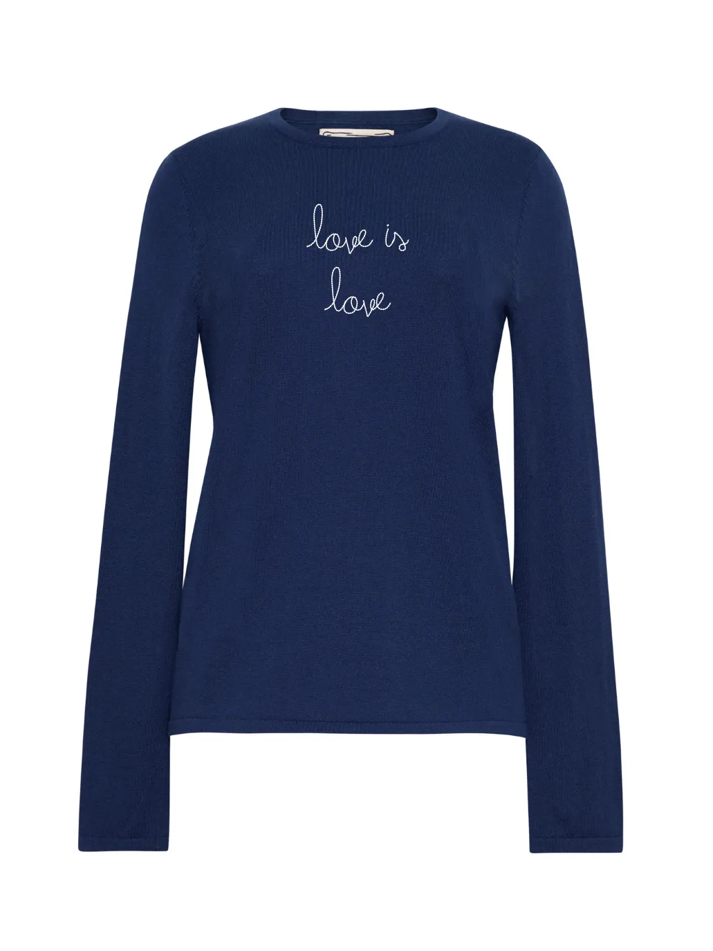 "love is love" Mara Crewneck sold by Lingua Franca NYC product image thumbnail 2