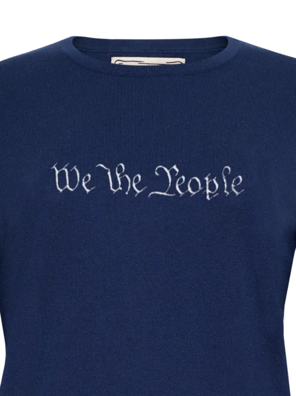 "we the people" Constitution Edition Mara Crewneck made by Lingua Franca NYC