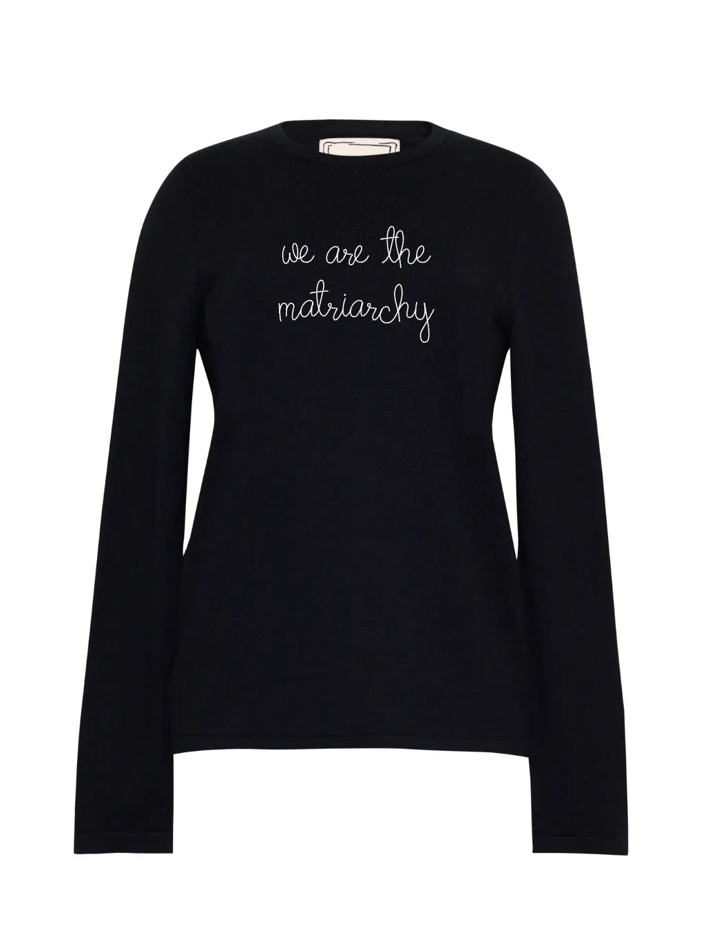 "we are the matriarchy" Mara Crewneck sold by Lingua Franca NYC product image thumbnail 2