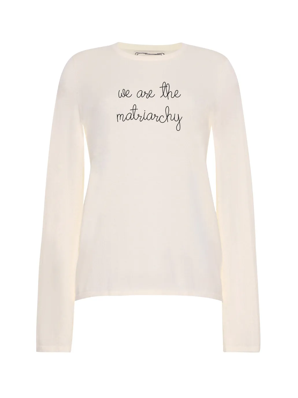 "we are the matriarchy" Mara Crewneck sold by Lingua Franca NYC product image thumbnail 3