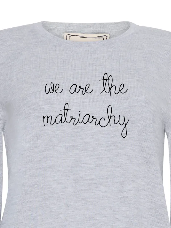 "we are the matriarchy" Mara Crewneck made by Lingua Franca NYC