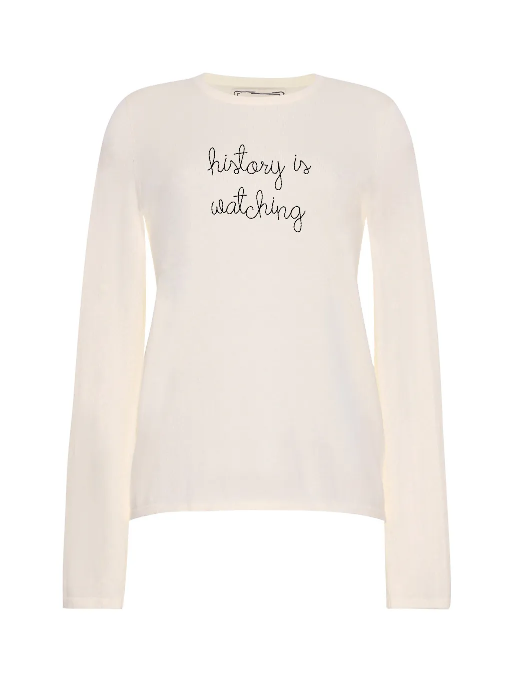 "history is watching" Mara Crewneck sold by Lingua Franca NYC product image thumbnail 5