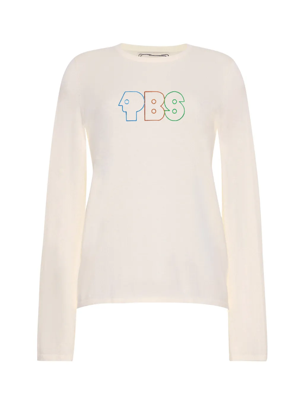 "PBS retro logo" Mara Crewneck sold by Lingua Franca NYC product image thumbnail 2