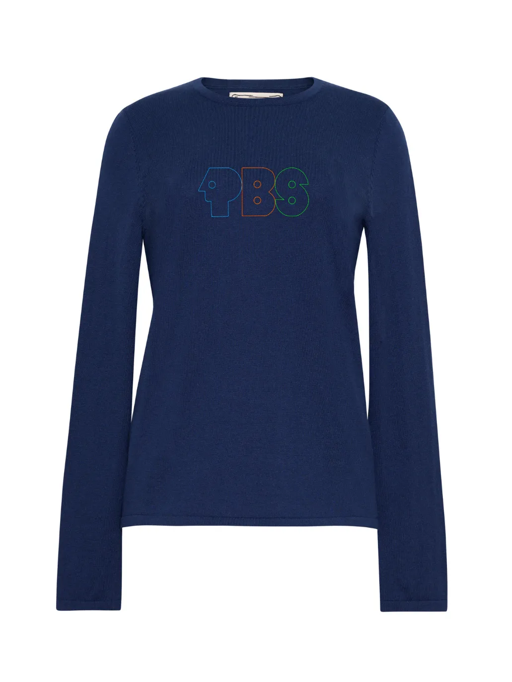 "PBS retro logo" Mara Crewneck sold by Lingua Franca NYC product image thumbnail 5