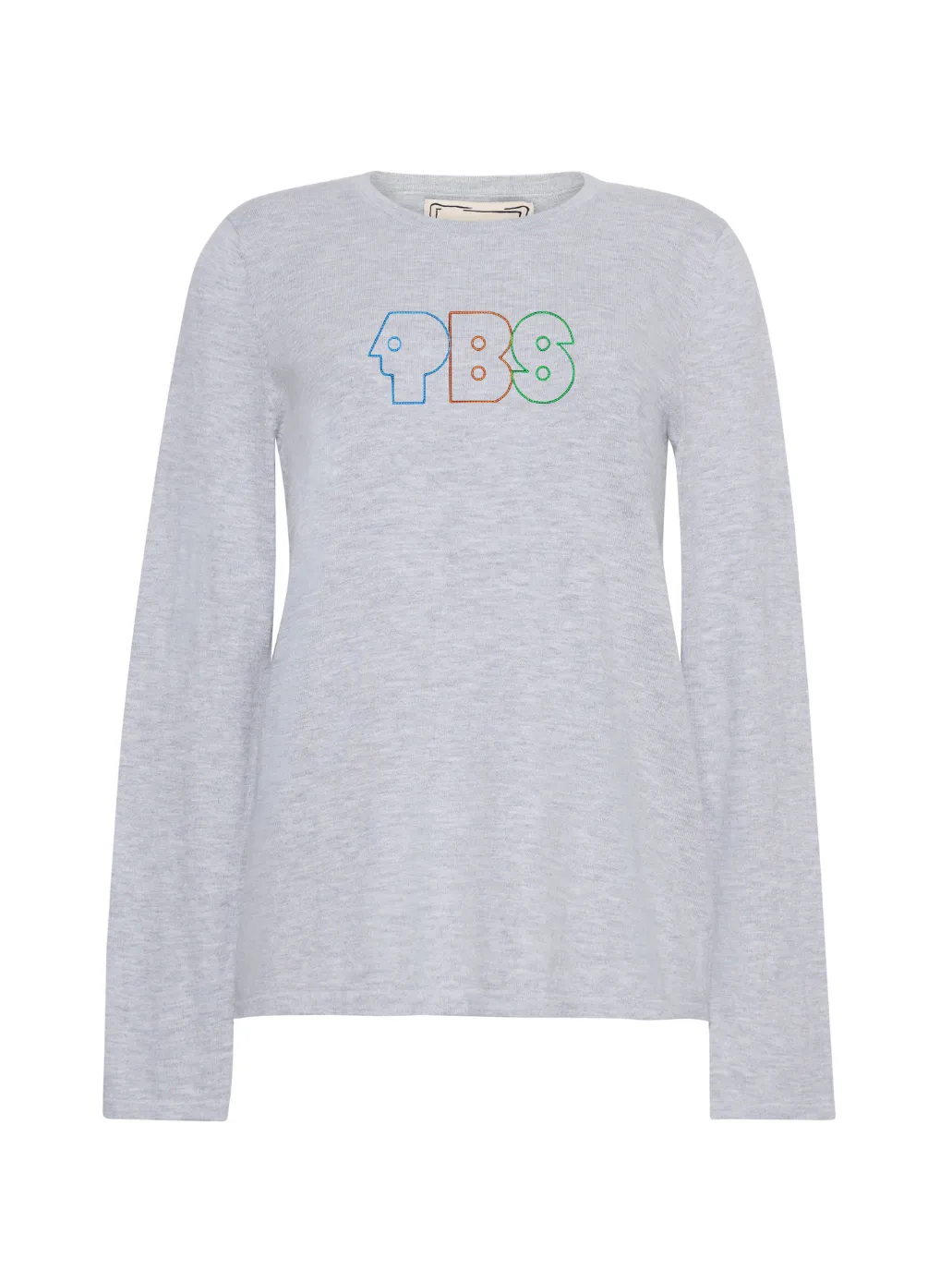 "PBS retro logo" Mara Crewneck sold by Lingua Franca NYC product image thumbnail 4