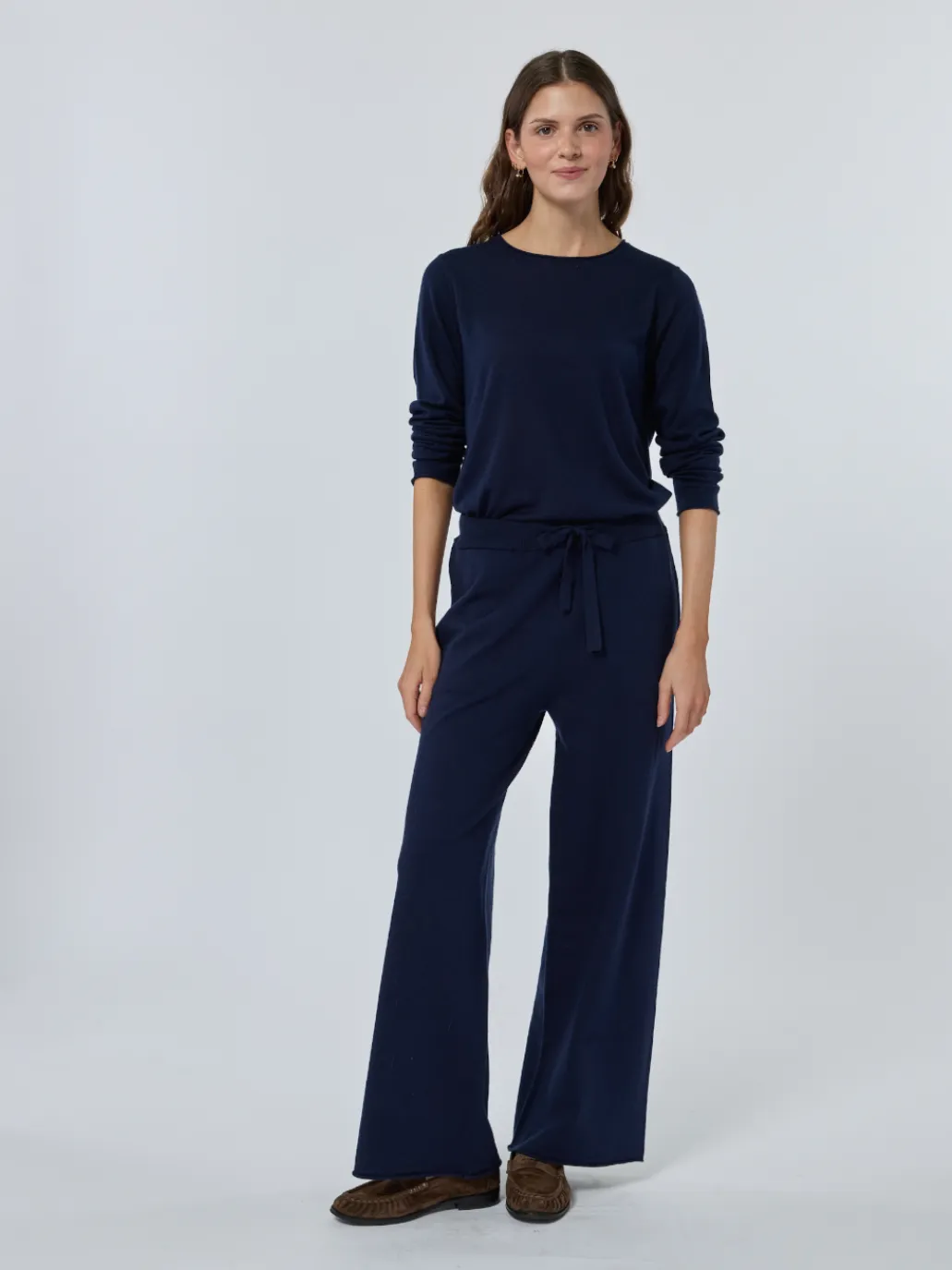 Sans Stitching Silk Cashmere Pant sold by Lingua Franca NYC product image thumbnail 5
