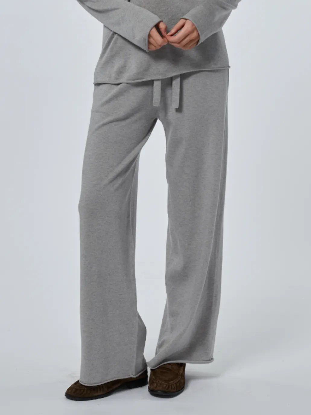 Sans Stitching Silk Cashmere Pant sold by Lingua Franca NYC product image thumbnail 2