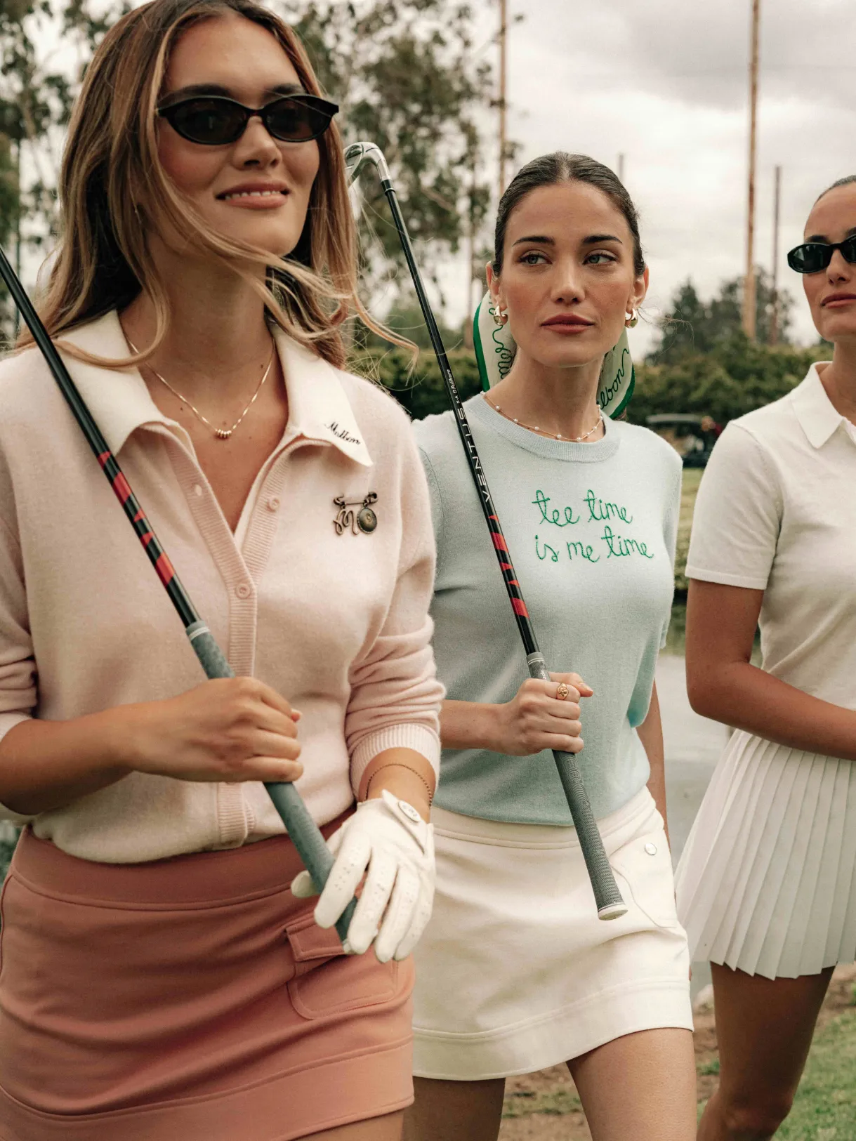 "golf pin" Classic Cardigan sold by Lingua Franca NYC product image thumbnail 3