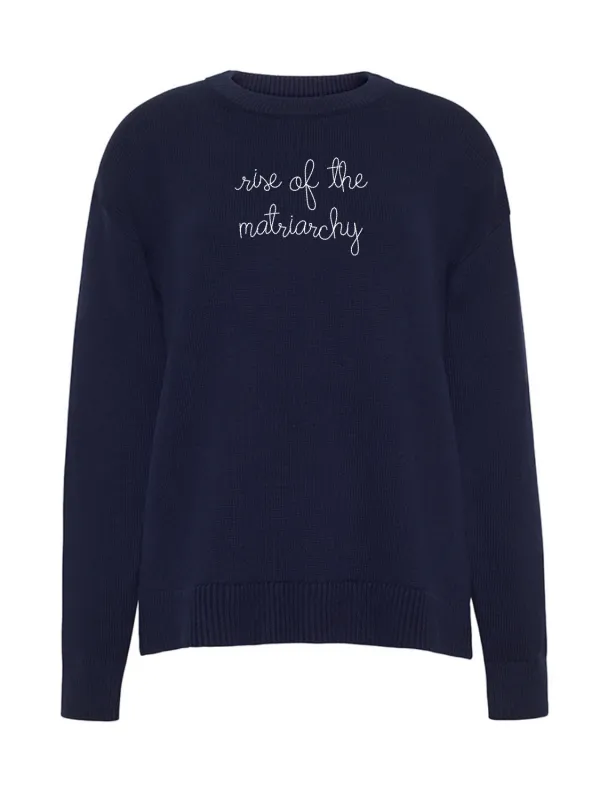 "rise of the matriarchy" Maxine Sweater made by Lingua Franca NYC