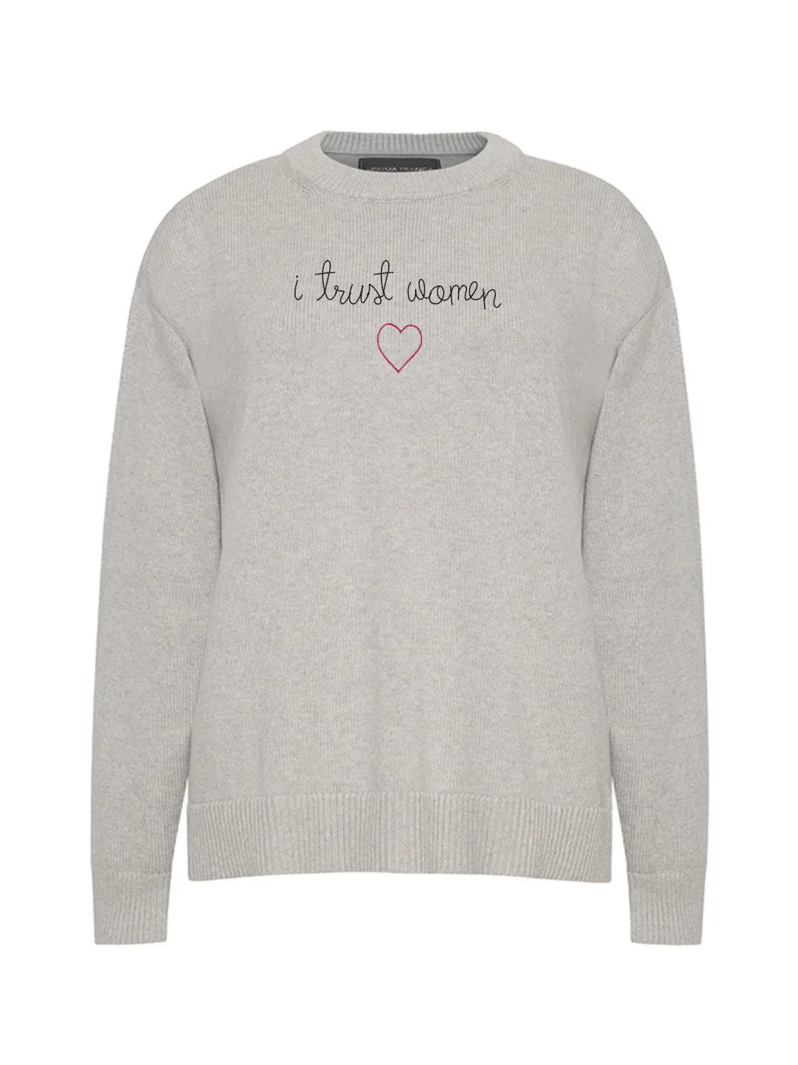 "i trust women" Maxine Sweater sold by Lingua Franca NYC product image thumbnail 3