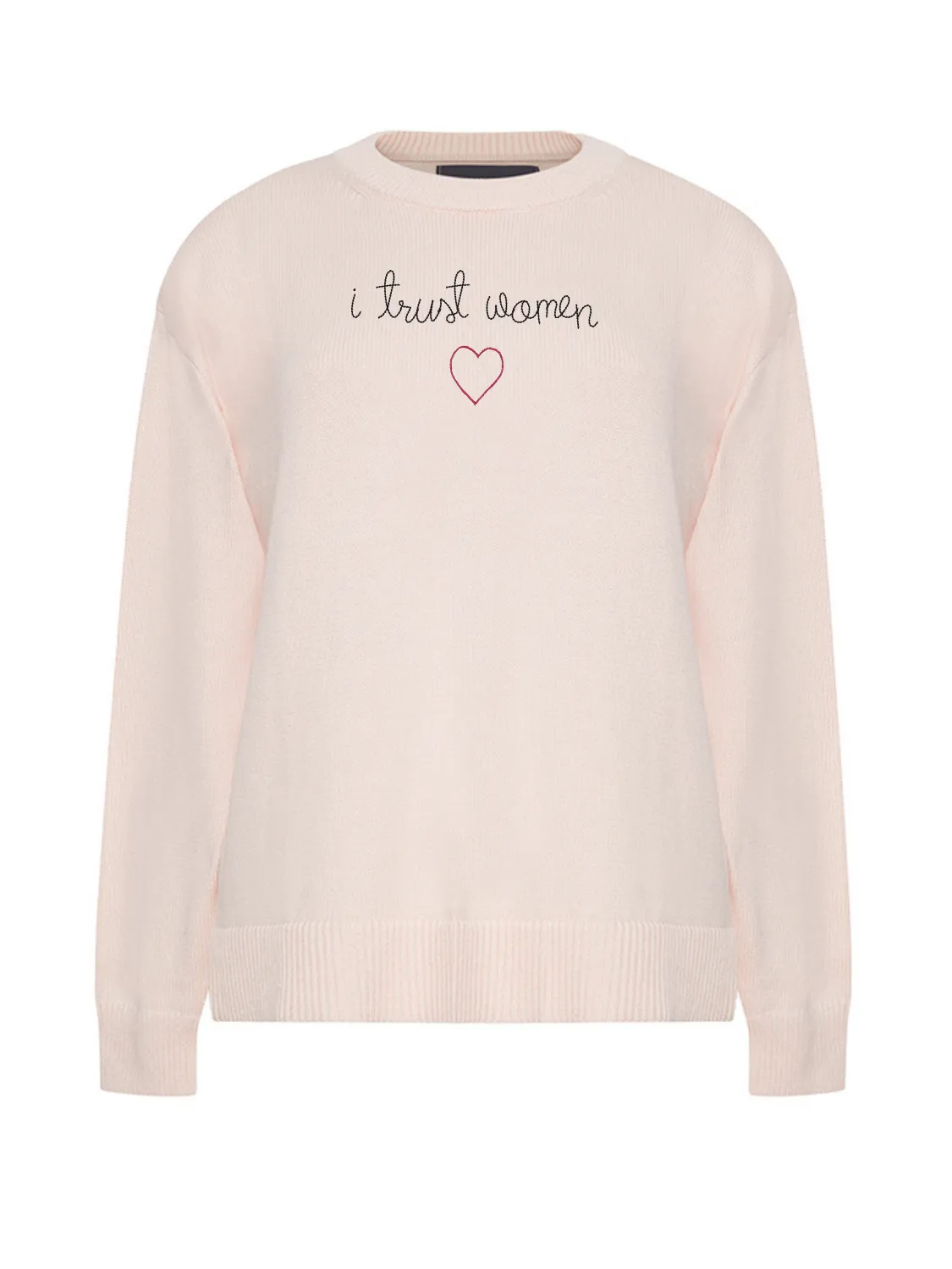 "i trust women" Maxine Sweater sold by Lingua Franca NYC product image thumbnail 4