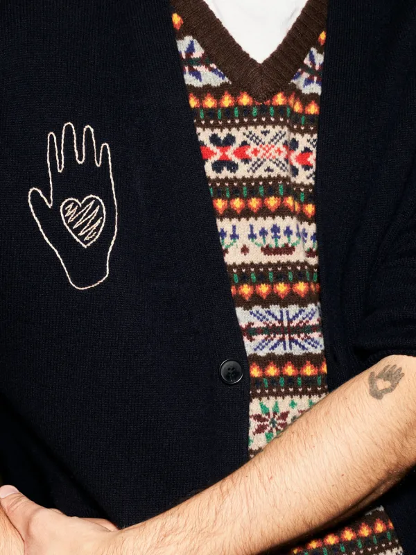 Bespoke Cardigan made by Lingua Franca NYC