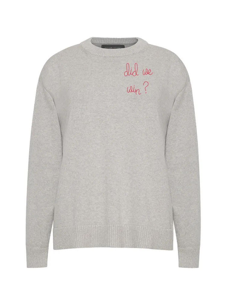 "did we win" Maxine Sweater sold by Lingua Franca NYC product image thumbnail 3