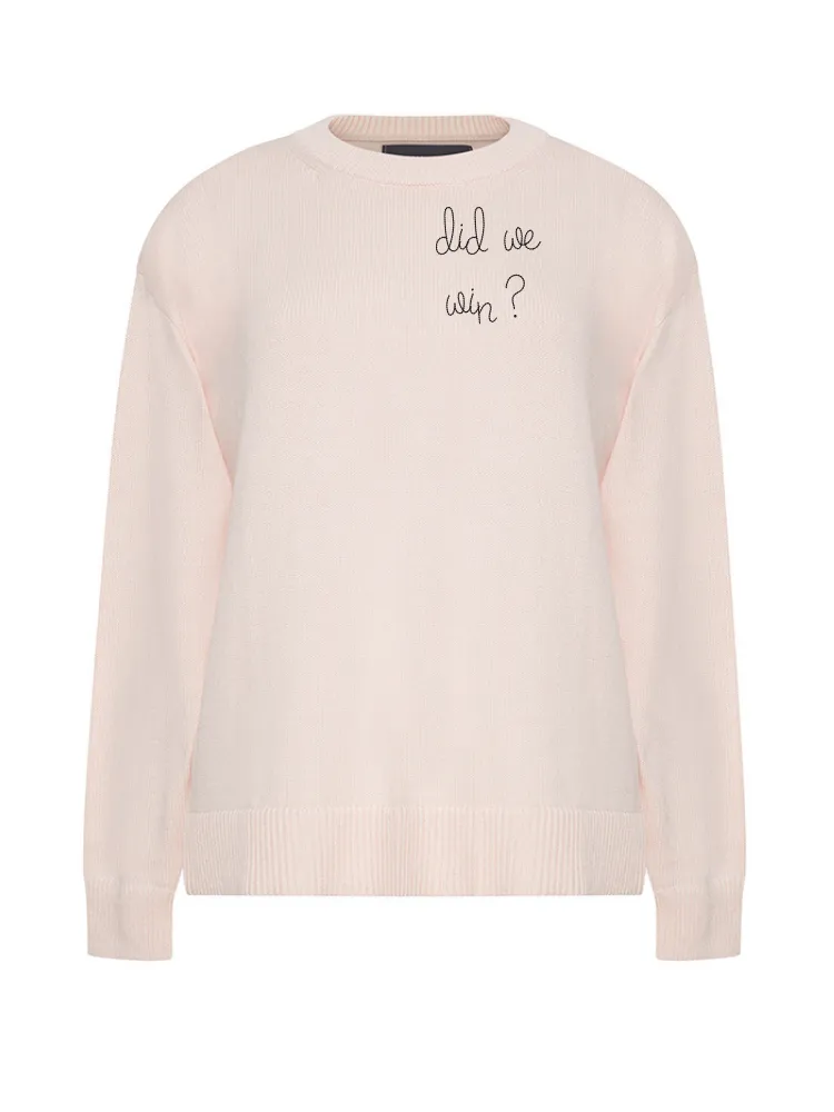 "did we win" Maxine Sweater sold by Lingua Franca NYC product image thumbnail 4