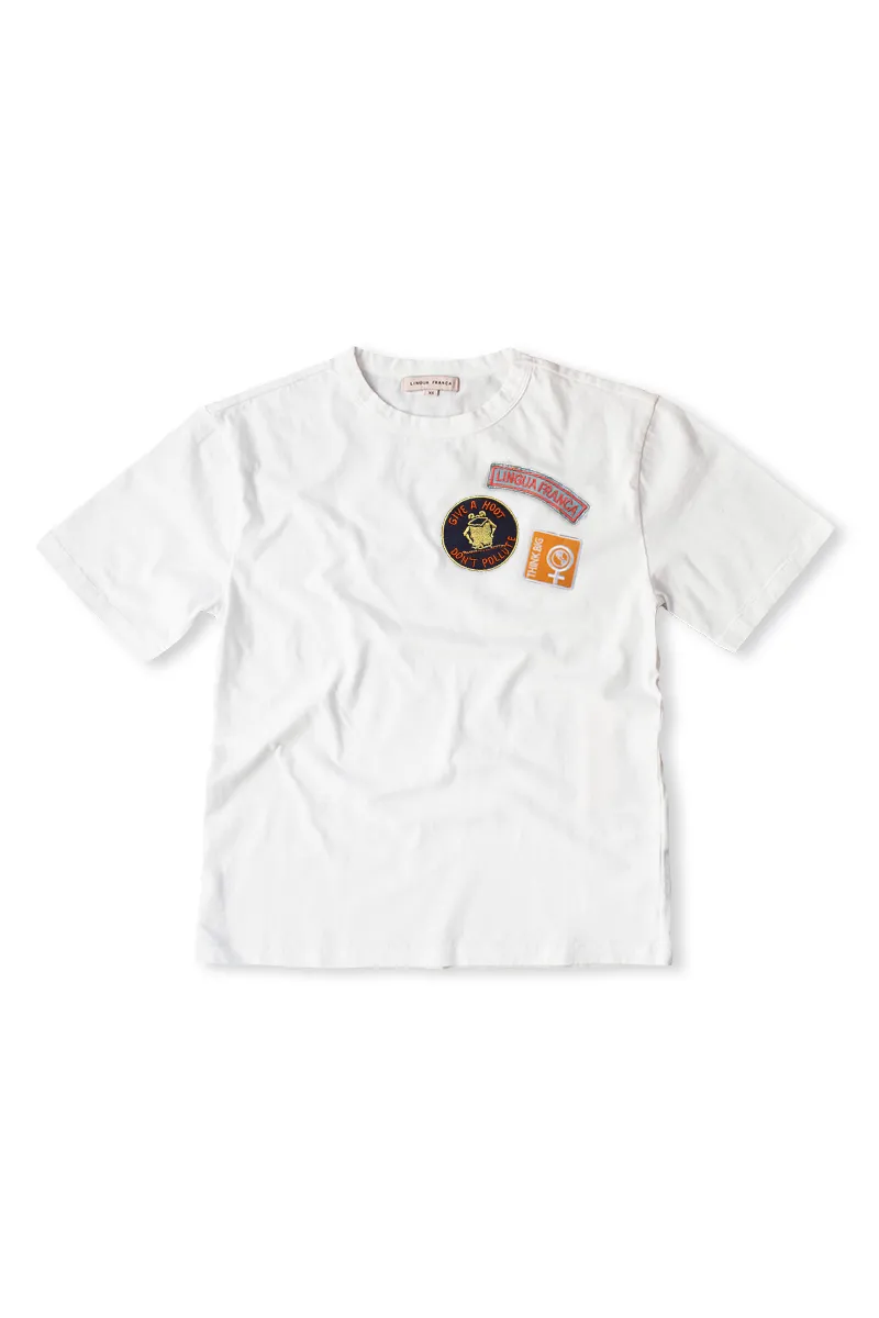 Multi Patch T-shirt sold by Lingua Franca NYC product image thumbnail 2