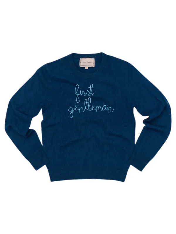 "first gentleman" Men's Crewneck sold by Lingua Franca NYC