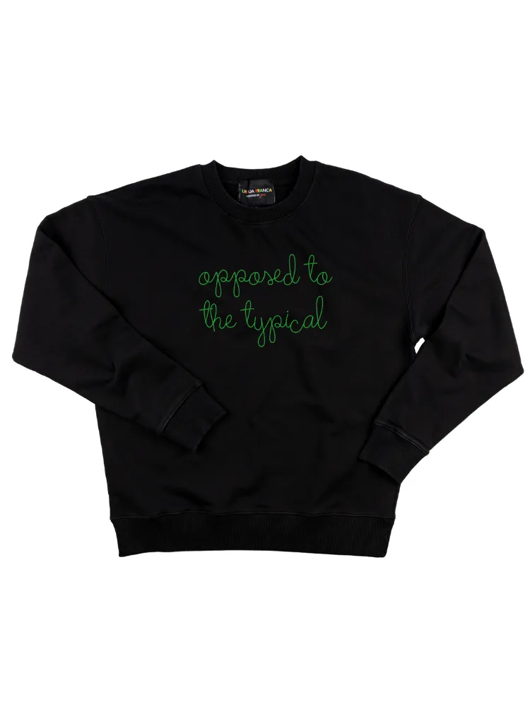 "opposed to the typical" Women's Sweatshirt sold by Lingua Franca NYC product image thumbnail 3