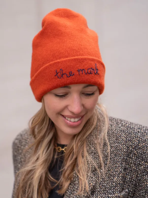 "the mark" Beanie made by Lingua Franca NYC