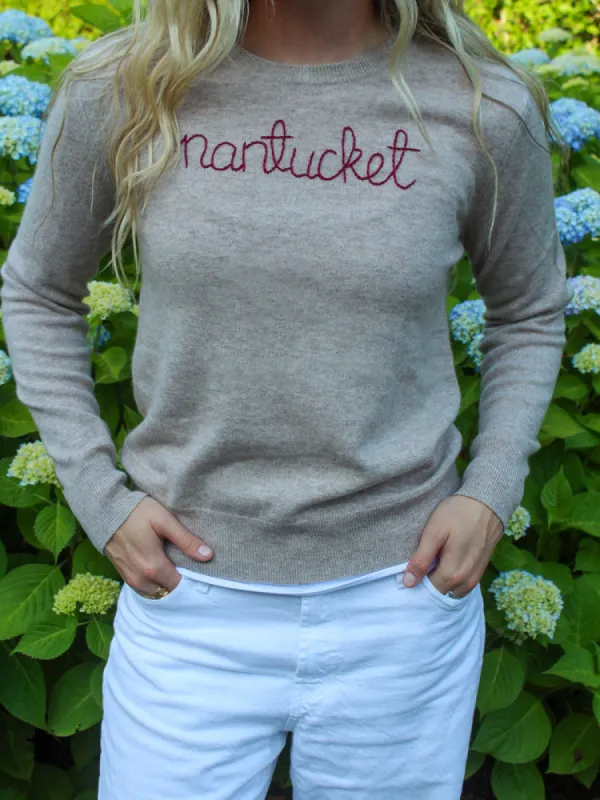 "nantucket" Crewneck sold by Lingua Franca NYC